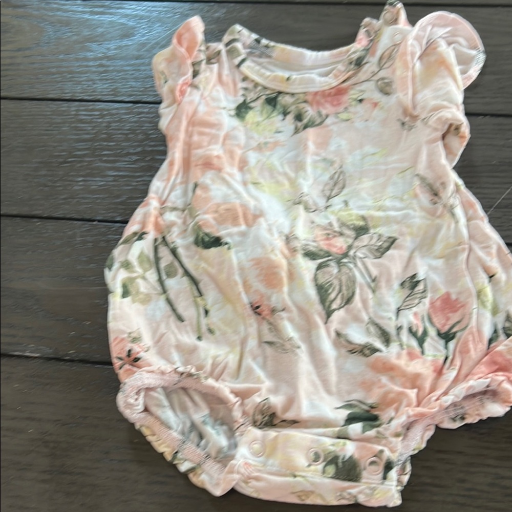 Charming Floral Infant Romper